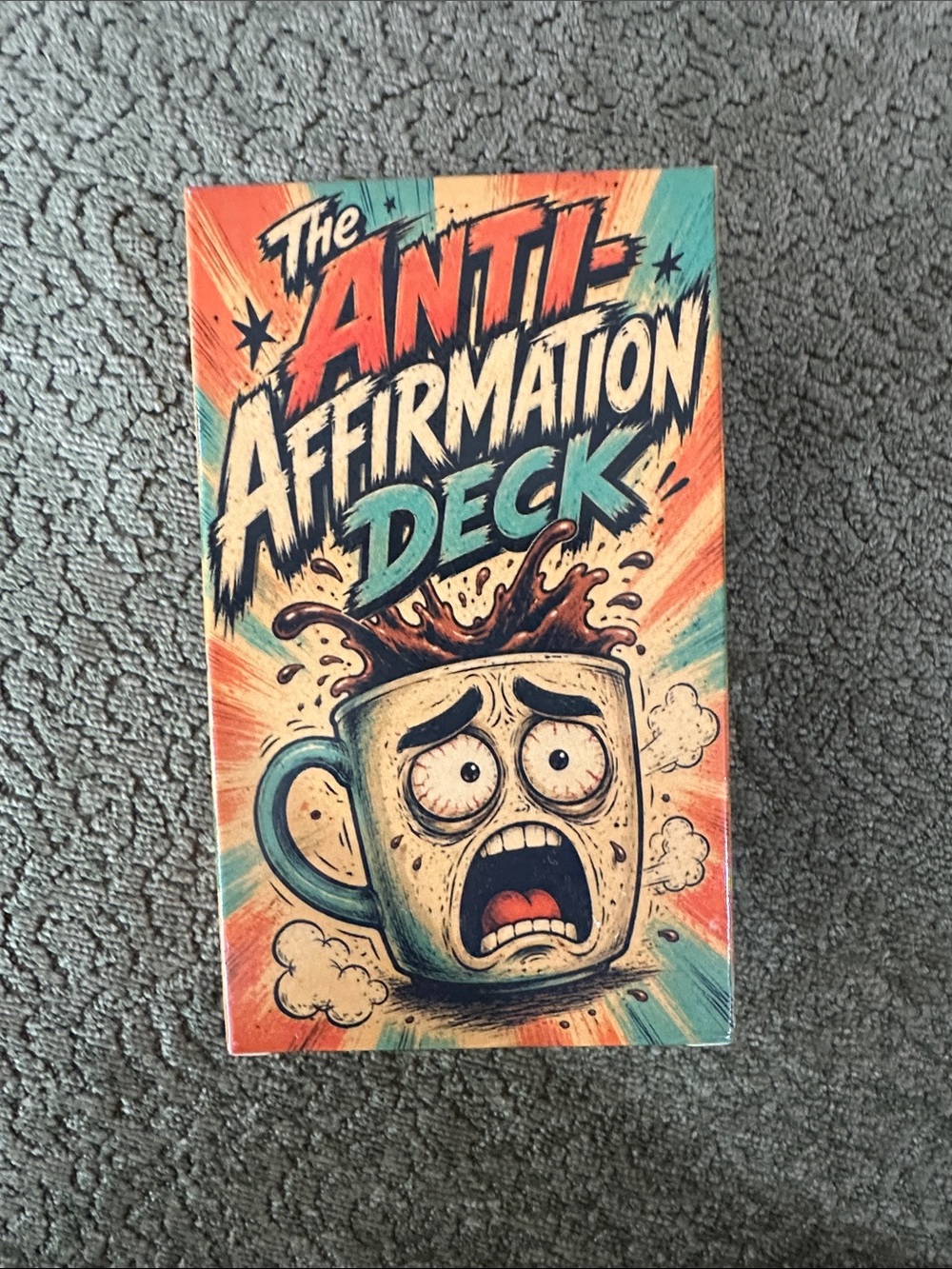 The Anti-Affirmation Deck - Colorful Retro Art Card Set